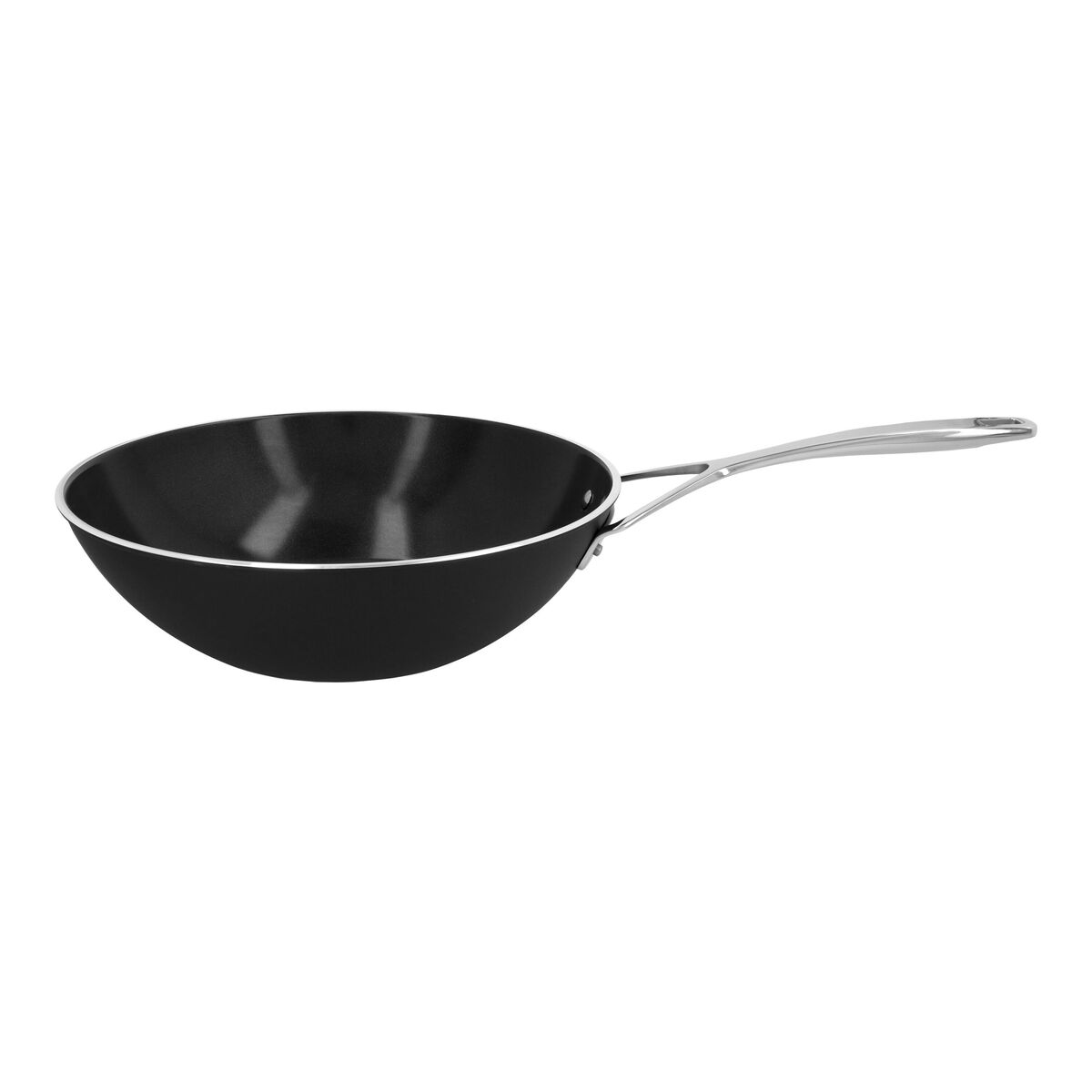 Alu Pro 5 - 12-inch flat-bottom wok